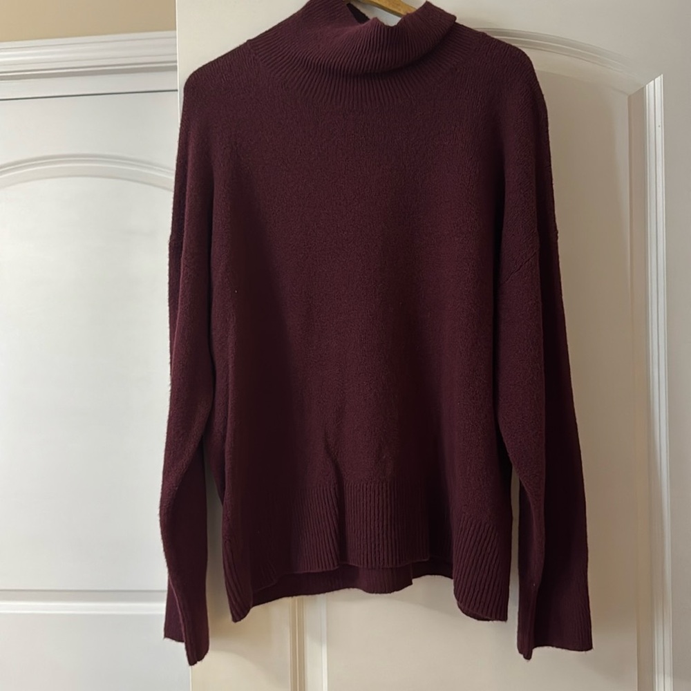Burgundy sweater